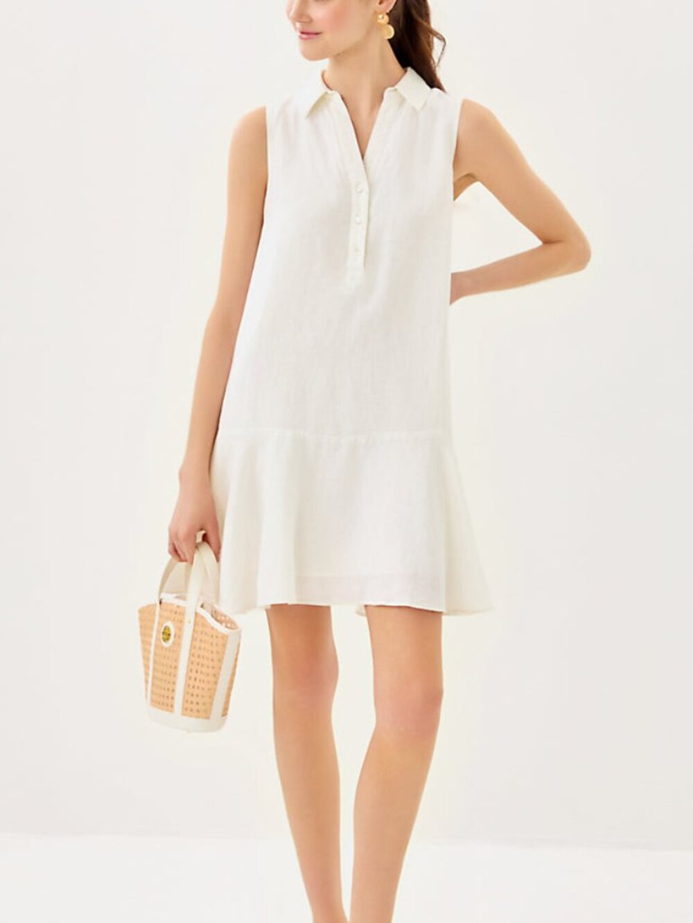 Lilly Pulitzer White Linen Dress